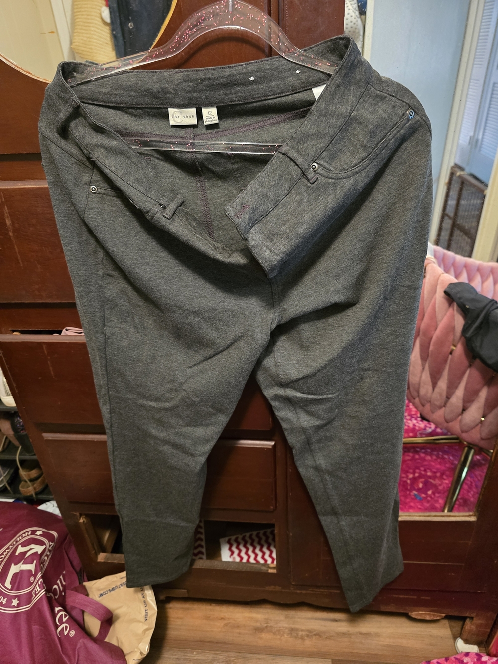 Women’s Grey Dress Pants - Classic Tailored Fit